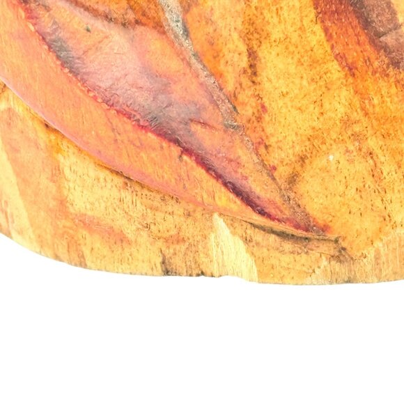 Hand-Carved Wooden Parrot Sculpture Figurine From Jamaica 2016 - Picture 6 of 7